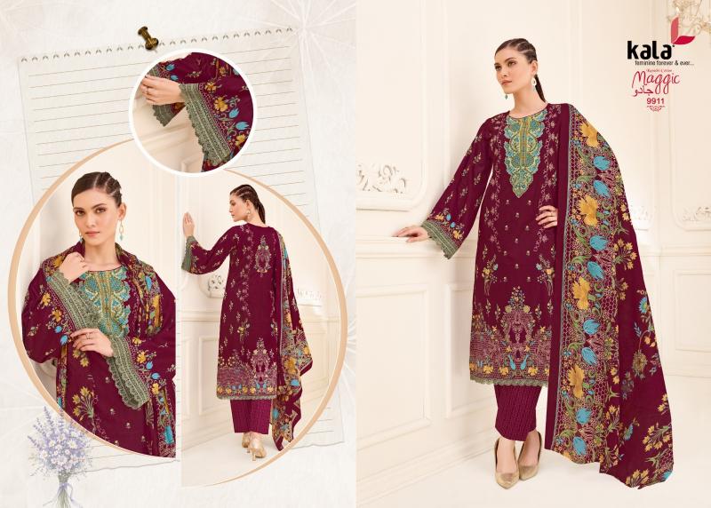 Kala maggic vol 25 wholesale dress material suppliers in ahmedabad